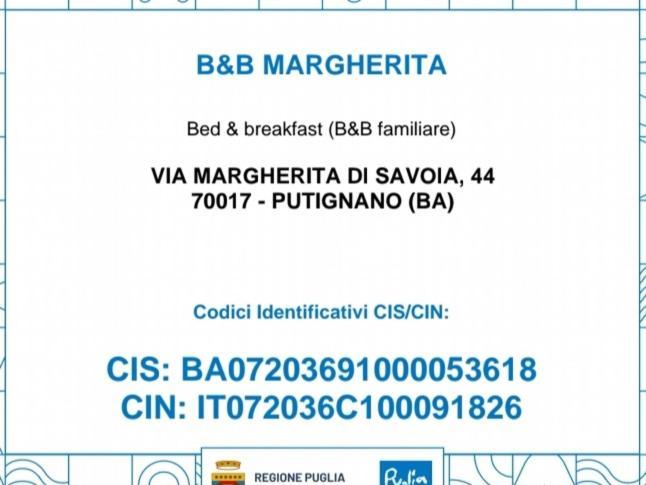 B&B Margherita Путиняно Екстериор снимка