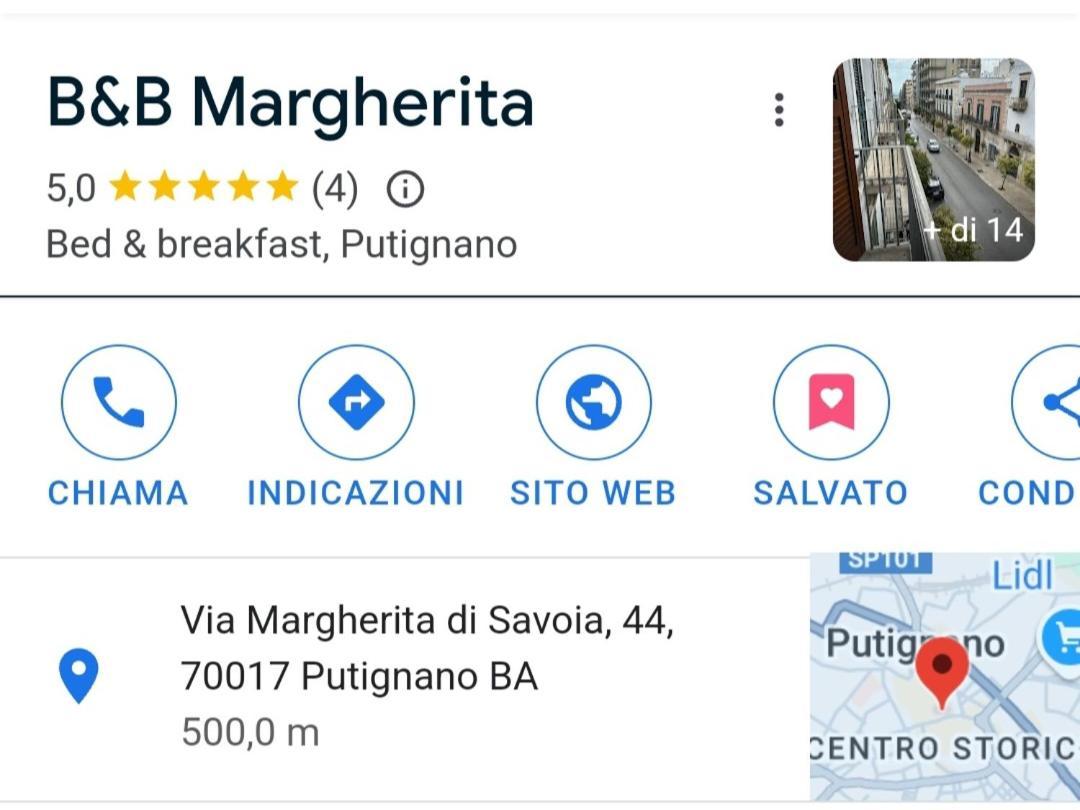 B&B Margherita Путиняно Екстериор снимка